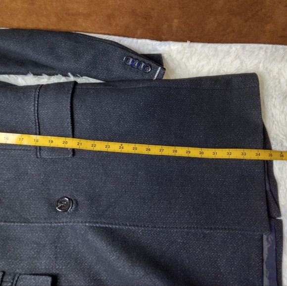 J.Lindeberg Men's Wolger CL Rock Wool-Blend Coat Size 48 - Picture 16 of 16